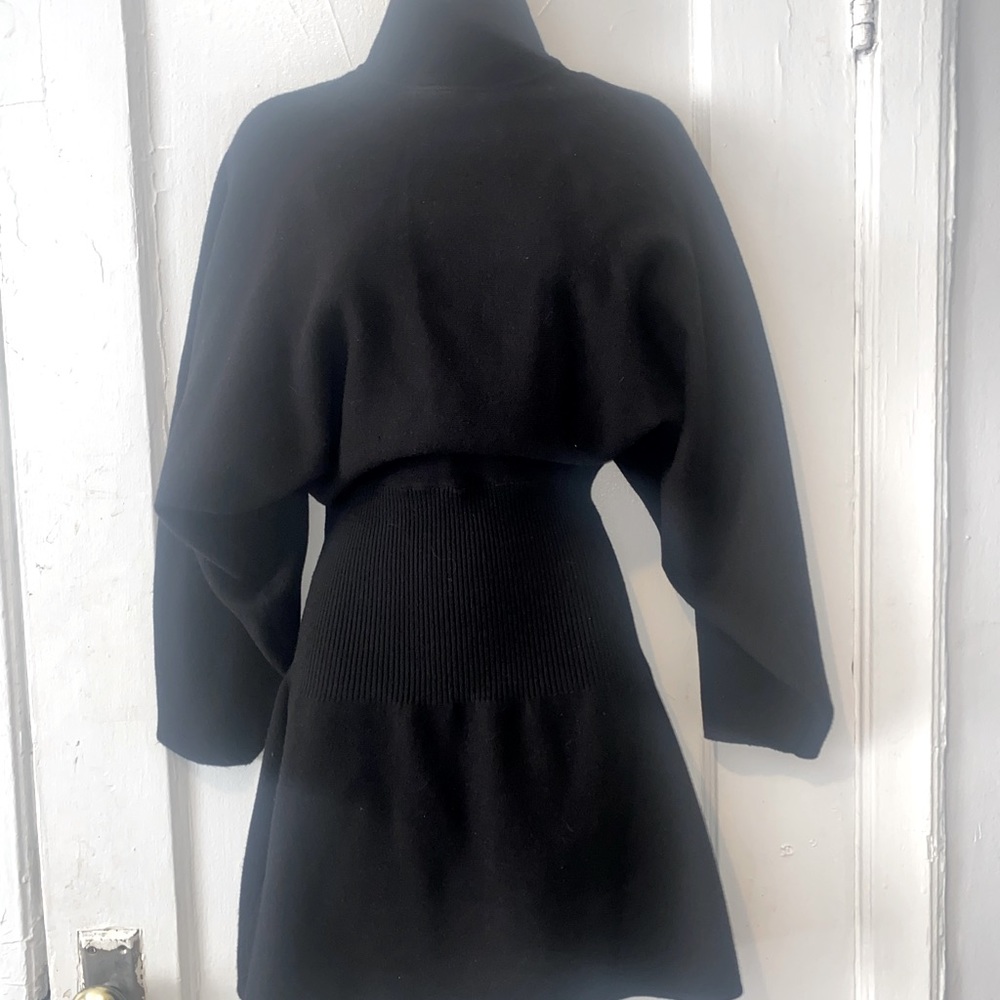 Zara mini dress lbd little black dress knit
